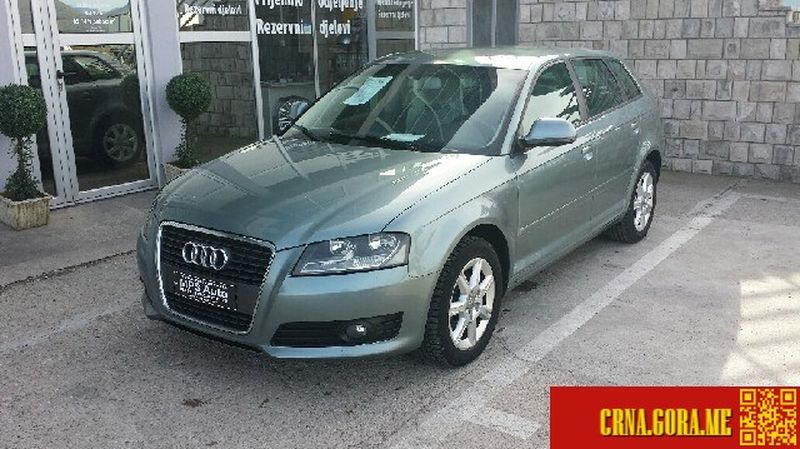 Prodajem auto: Audi - A3 1.6 TDI SPORTBAC 2010 godište, Podgorica - Vozila - Crna Gora