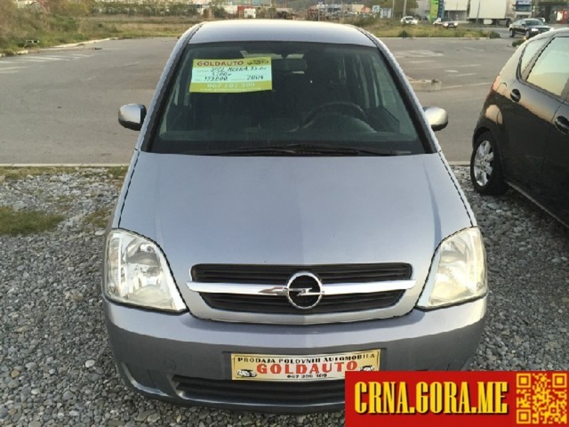 Prodajem auto: Opel - Meriva 1,7 dti 2004 godište, Podgorica - Vozila - Crna Gora