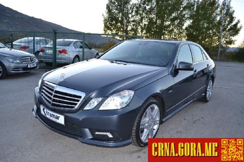 Prodajem auto: Mercedes Benz - E 200 2.2 CDI AMG LINE 2012 godište, Nikšić - Vozila - Crna Gora