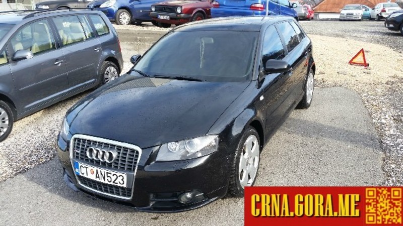 Prodajem auto: Audi - A3 TDI S-LINE 2008 godište, Cetinje - Vozila - Crna Gora
