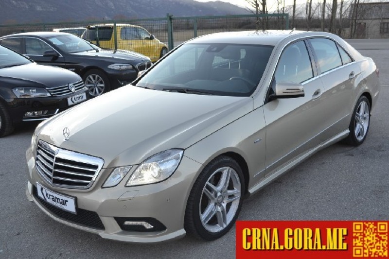 Prodajem auto: Mercedes Benz - E 200 2.2 CDI AMG LINE 2011 godište, Nikšić - Vozila - Crna Gora