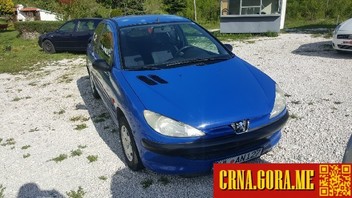 Prodajem auto: Peugeot - 206 benz 1998 godište, Cetinje - Vozila - Crna Gora