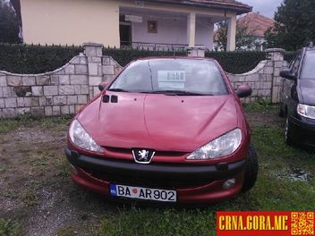 Prodajem auto: Peugeot - 206 cc 2002 godište, Berane - Vozila - Crna Gora