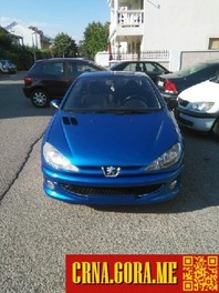 Prodajem auto: Peugeot - 206 CC 2003 godište, Podgorica - Vozila - Crna Gora