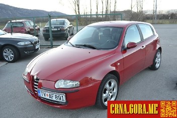 Prodajem auto: Alfa Romeo - 147 2.0i 16V TWIN SP 2001 godište, Nikšić - Vozila - Crna Gora
