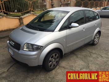 Prodajem auto: Audi - A2 1,4tdi 2002 godište, Podgorica - Vozila - Crna Gora