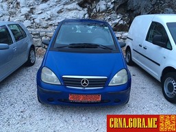 Prodajem auto: Mercedes Benz - A 170  2000 godište, Cetinje - Vozila - Crna Gora