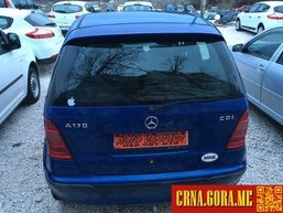 Prodajem auto: Mercedes Benz - A 170  2000 godište, Cetinje - Vozila - Crna Gora