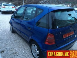 Prodajem auto: Mercedes Benz - A 170  2000 godište, Cetinje - Vozila - Crna Gora