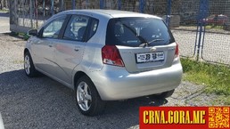 Prodajem auto: Chevrolet - Aveo KALOS 1.2I-PLIN 2007 godište, Podgorica - Vozila - Crna Gora