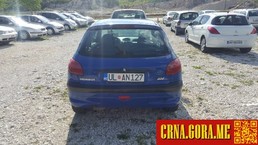 Prodajem auto: Peugeot - 206 benz 1998 godište, Cetinje - Vozila - Crna Gora