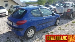 Prodajem auto: Peugeot - 206 benz 1998 godište, Cetinje - Vozila - Crna Gora