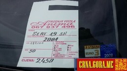 Prodajem auto: Seat - Cordoba  2001 godište, Cetinje - Vozila - Crna Gora