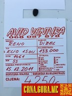 Prodajem auto: Renault - Clio 15.12.2011.g 2011 godište, Cetinje - Vozila - Crna Gora