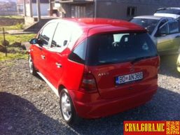 Prodajem auto: Mercedes Benz - A 140 benz 2001 godište, Podgorica - Vozila - Crna Gora
