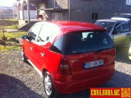 Prodajem auto: Mercedes Benz - A 140 benz 2001 godište, Podgorica - Vozila - Crna Gora