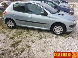 Prodajem auto: Peugeot - 206 benz 2004 godište, Cetinje - Vozila - Crna Gora