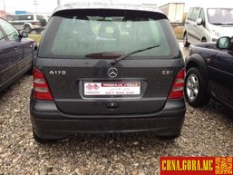 Prodajem auto: Mercedes Benz - A klasa A 170 CDI 2001 godište, Podgorica - Vozila - Crna Gora