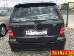 Prodajem auto: Mercedes Benz - A 170 CDI 2002 godište, Podgorica - Vozila - Crna Gora