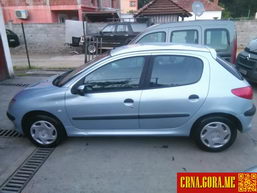 Prodajem auto: Peugeot - 206 1.4 I 2001 godište, Podgorica - Vozila - Crna Gora