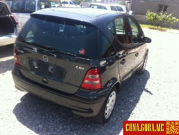 Prodajem auto: Mercedes Benz - A 170 cdi automatik 2001 godište, Podgorica - Vozila - Crna Gora