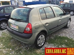 Prodajem auto: Renault - Clio 1.4 2002 godište, Podgorica - Vozila - Crna Gora