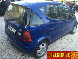 Prodajem auto: Mercedes Benz - A 170  2000 godište, Cetinje - Vozila - Crna Gora