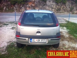 Prodajem auto: Opel - Corsa  2002 godište, Cetinje - Vozila - Crna Gora