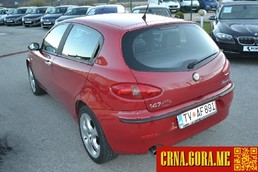 Prodajem auto: Alfa Romeo - 147 2.0i 16V TWIN SP 2001 godište, Nikšić - Vozila - Crna Gora
